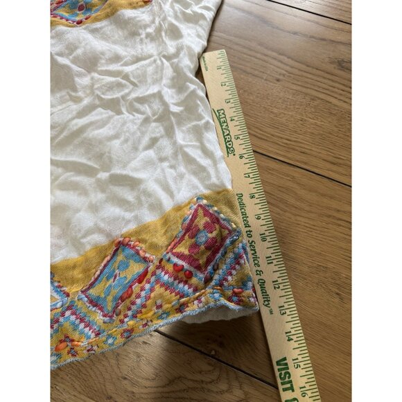 Soft Surroundings Sedona Fringe Open Kimono Cardigan Duster Size Measured Boho - Picture 6 of 9